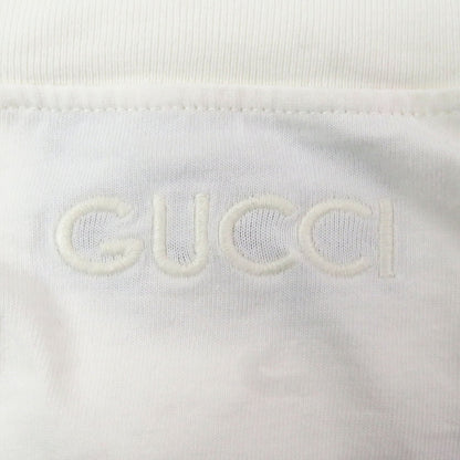 グッチ ウェブ ライン ロゴ 刺繍 コットン ウール 長袖 Tシャツ
