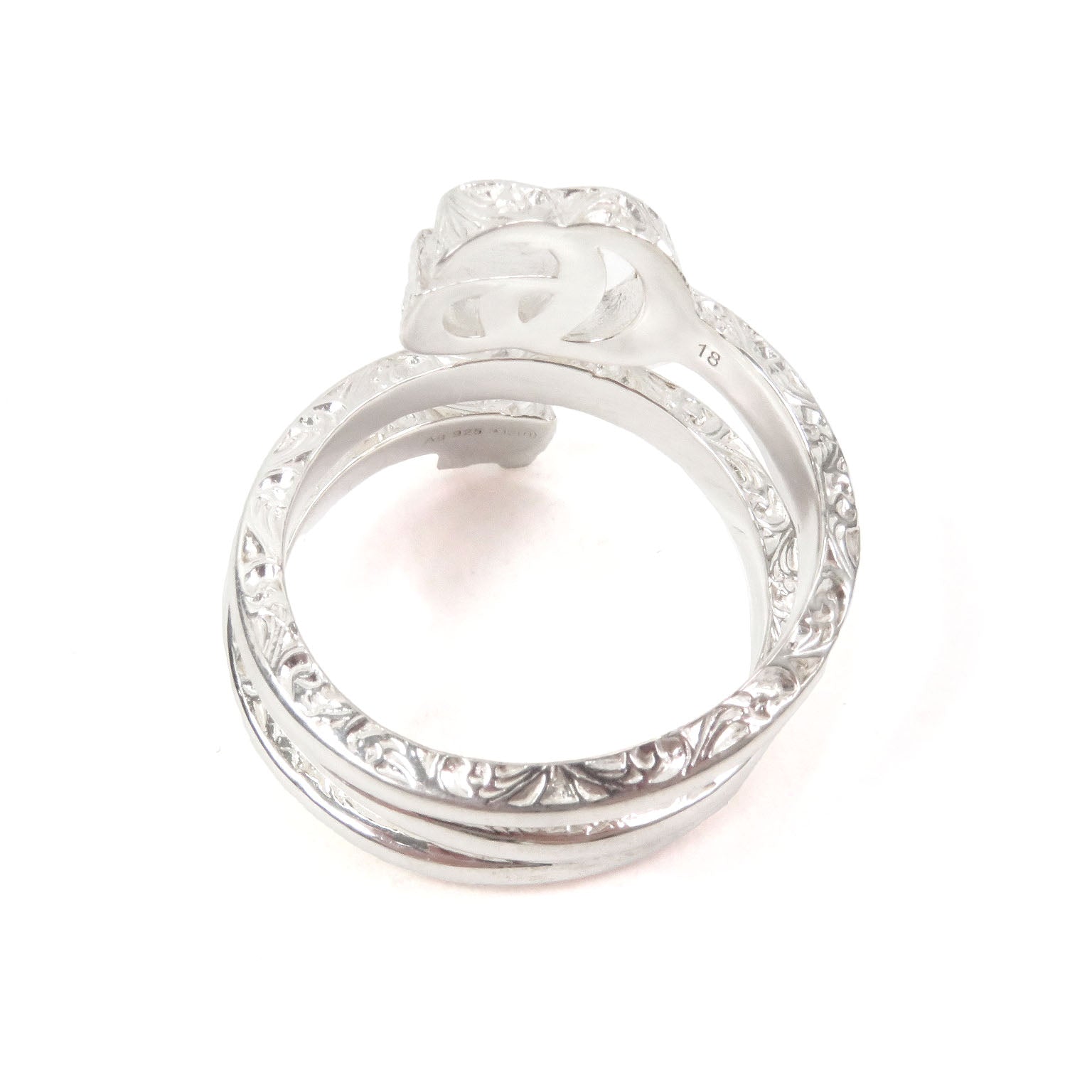 グッチ ダブル G キーモチーフ AG925 リング