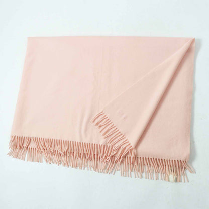 エルメス カシミア 刺繍ロゴ ショール