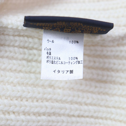 ルイヴィトン Bonnet LV Wool Cowhide Knit Cap