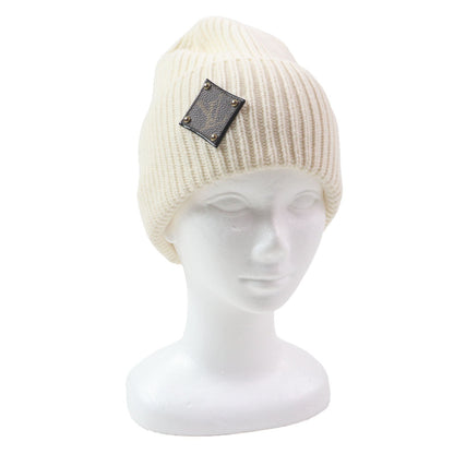 ルイヴィトン Bonnet LV Wool Cowhide Knit Cap
