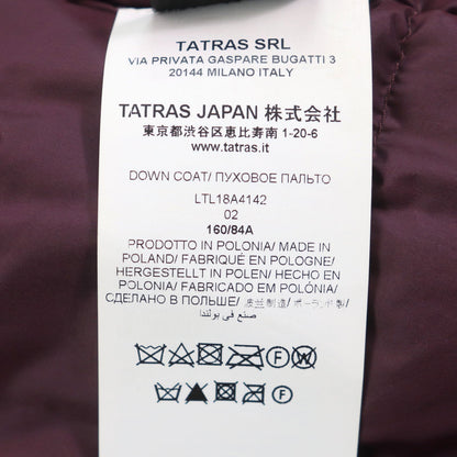 TATRAS LTL18A4142 ウール ナイロン ダウン コート