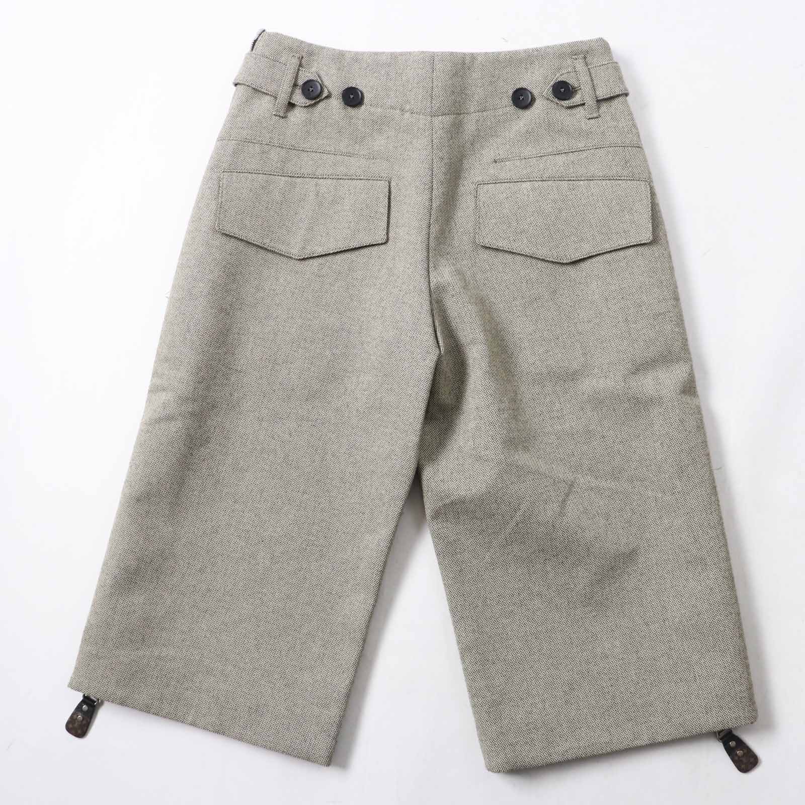 ルイヴィトン サイドジップ ポリウレタン混 パンツ
