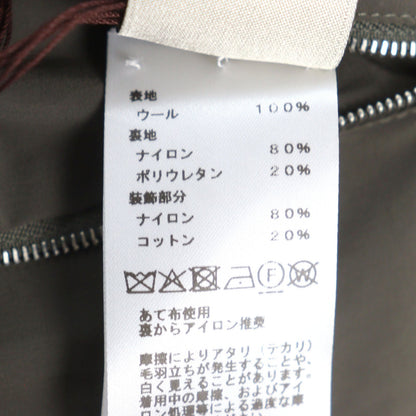 エルメス セリエ ボタン ウール ナイロン ジャケット