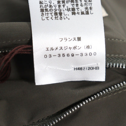 エルメス セリエ ボタン ウール ナイロン ジャケット