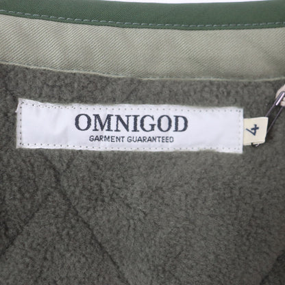 OMNIGOD キルト ベスト コットン ナイロン ジレ