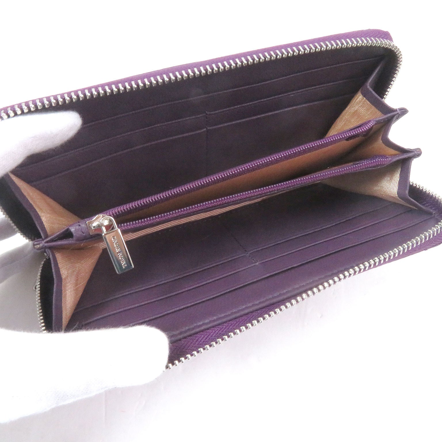 CROIX ROYAL ラウンドファスナー 長財布 クロコダイル