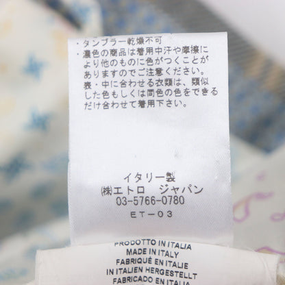 エトロ テーラード ジャケット ウール リネン