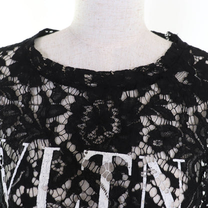 ヴァレンティノ VLTN ロゴ レース レーヨン トップ