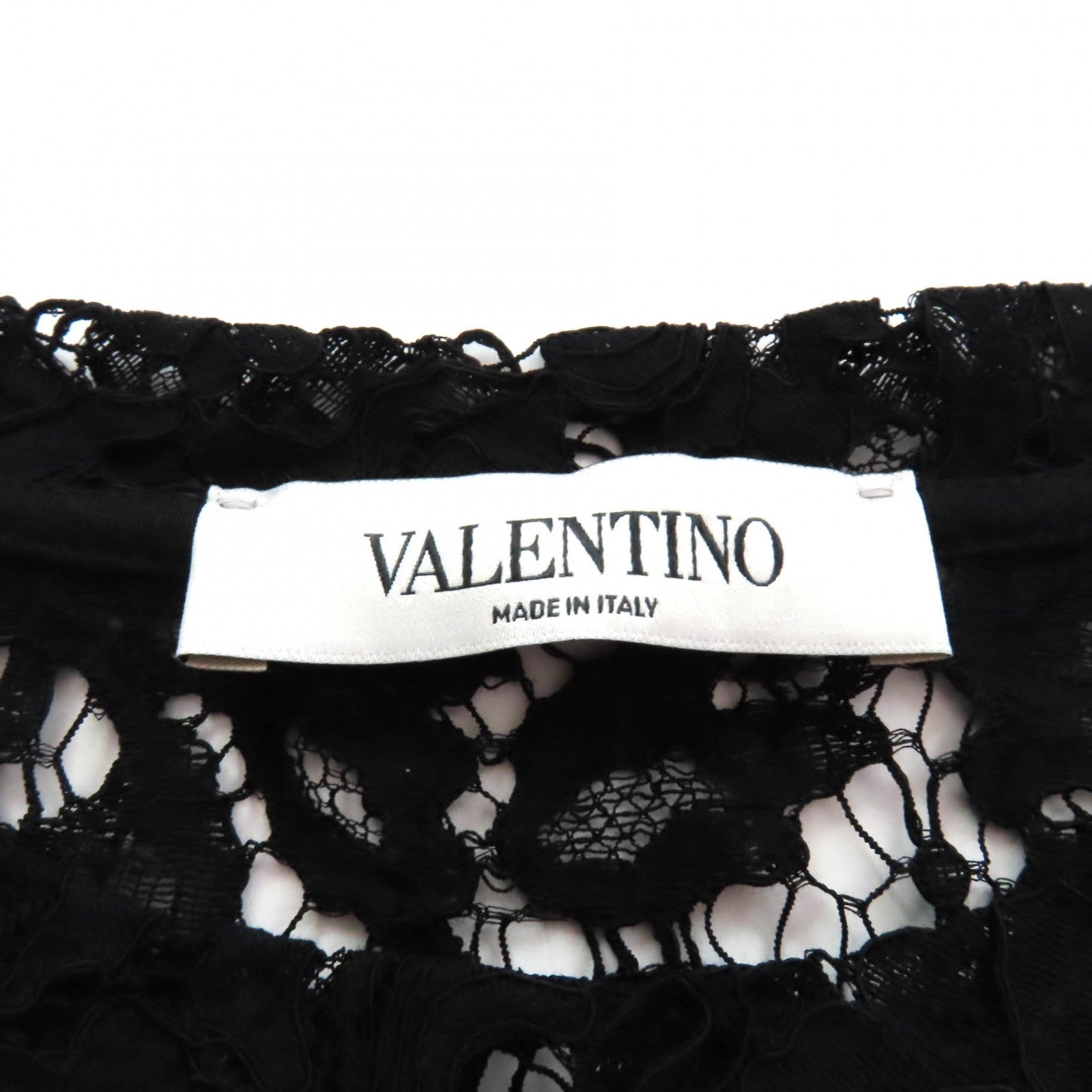 ヴァレンティノ VLTN ロゴ レース レーヨン トップ