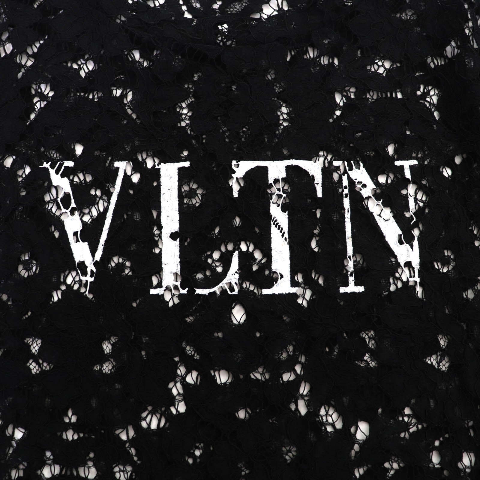 ヴァレンティノ VLTN ロゴ レース レーヨン トップ