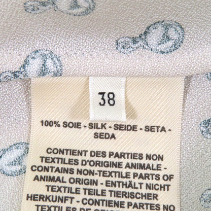 エルメス38 シルク 羊革 トップス
