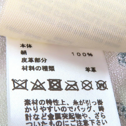 エルメス38 シルク 羊革 トップス