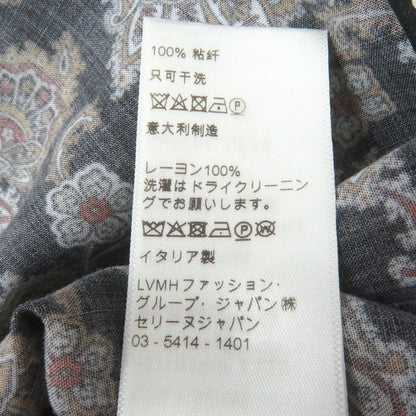 セリーヌ ペイズリー 長袖 コットン シャツ