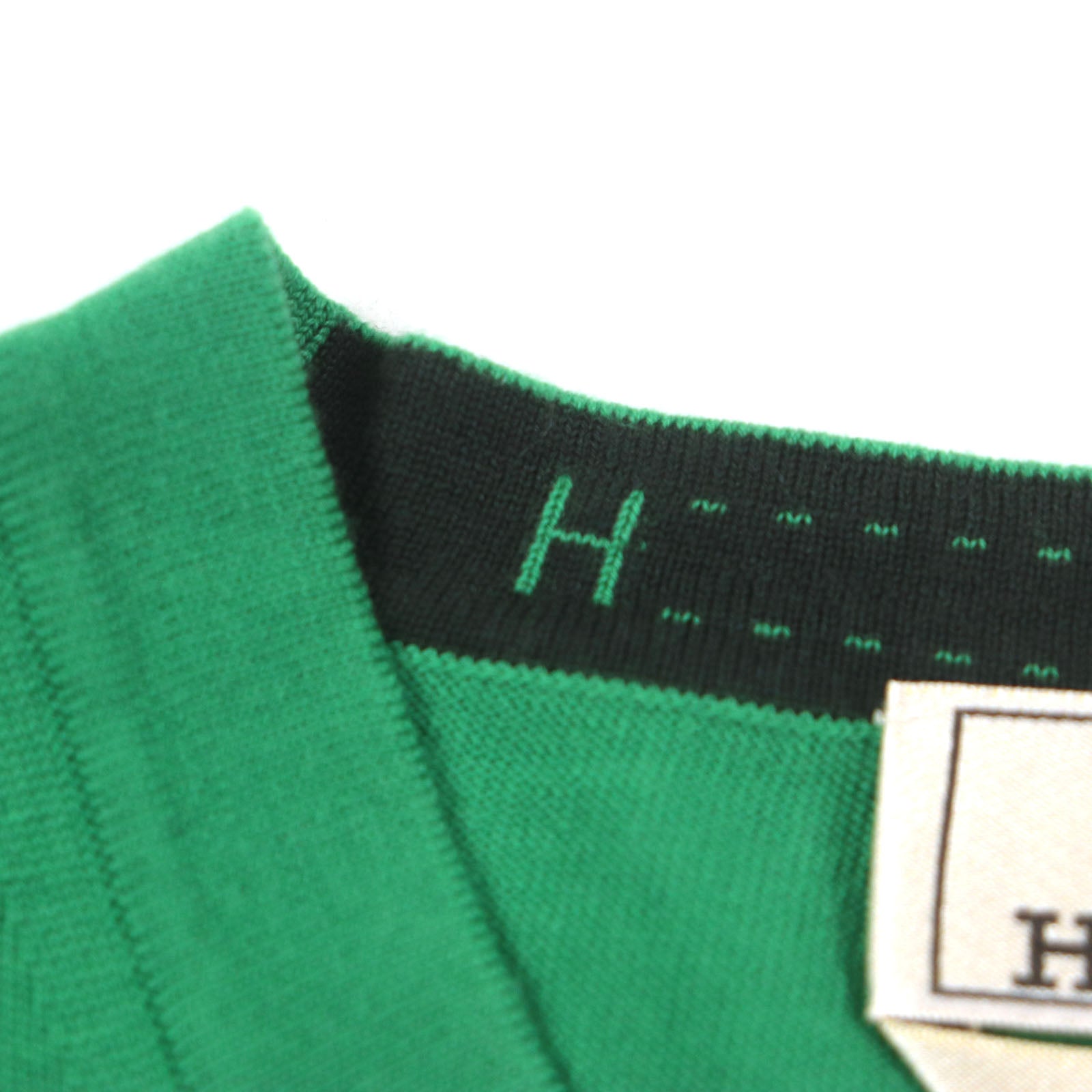 エルメス H 刺繍 ウール ニット