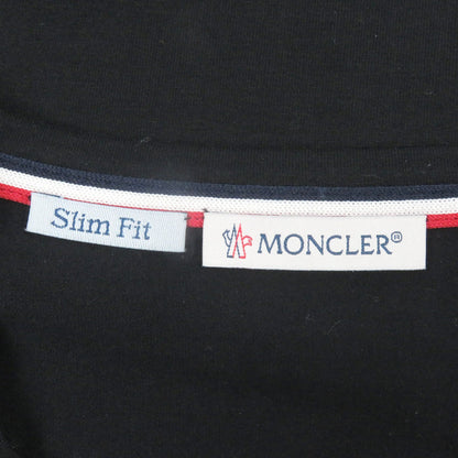 Moncler トリコロール ロゴ パッチ コットン Tシャツ