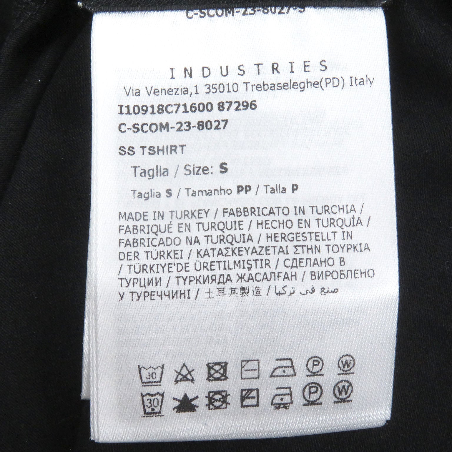 Moncler トリコロール ロゴ パッチ コットン Tシャツ