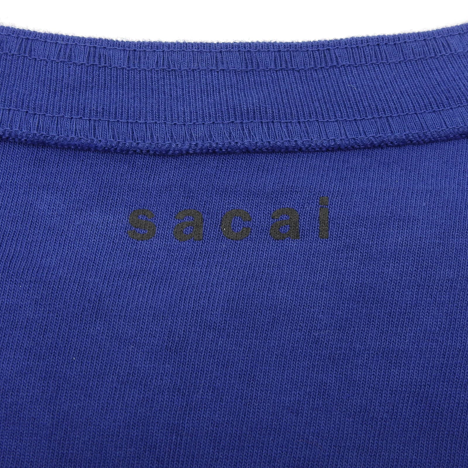 Sacai グラデーション マルチ コットン 長袖 Tシャツ