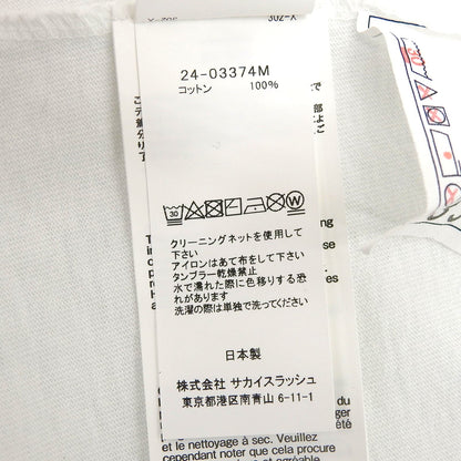 Sacai グラデーション マルチ コットン 長袖 Tシャツ