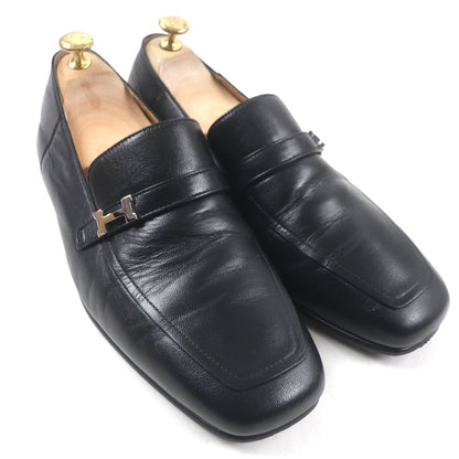 エルメス H ロゴ 2way レザー ローファー