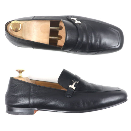 エルメス H ロゴ 2way レザー ローファー