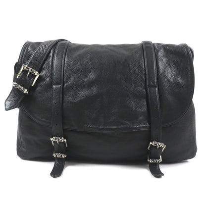 クロムハーツ G BENSIMONE レザー ショルダーバッグ