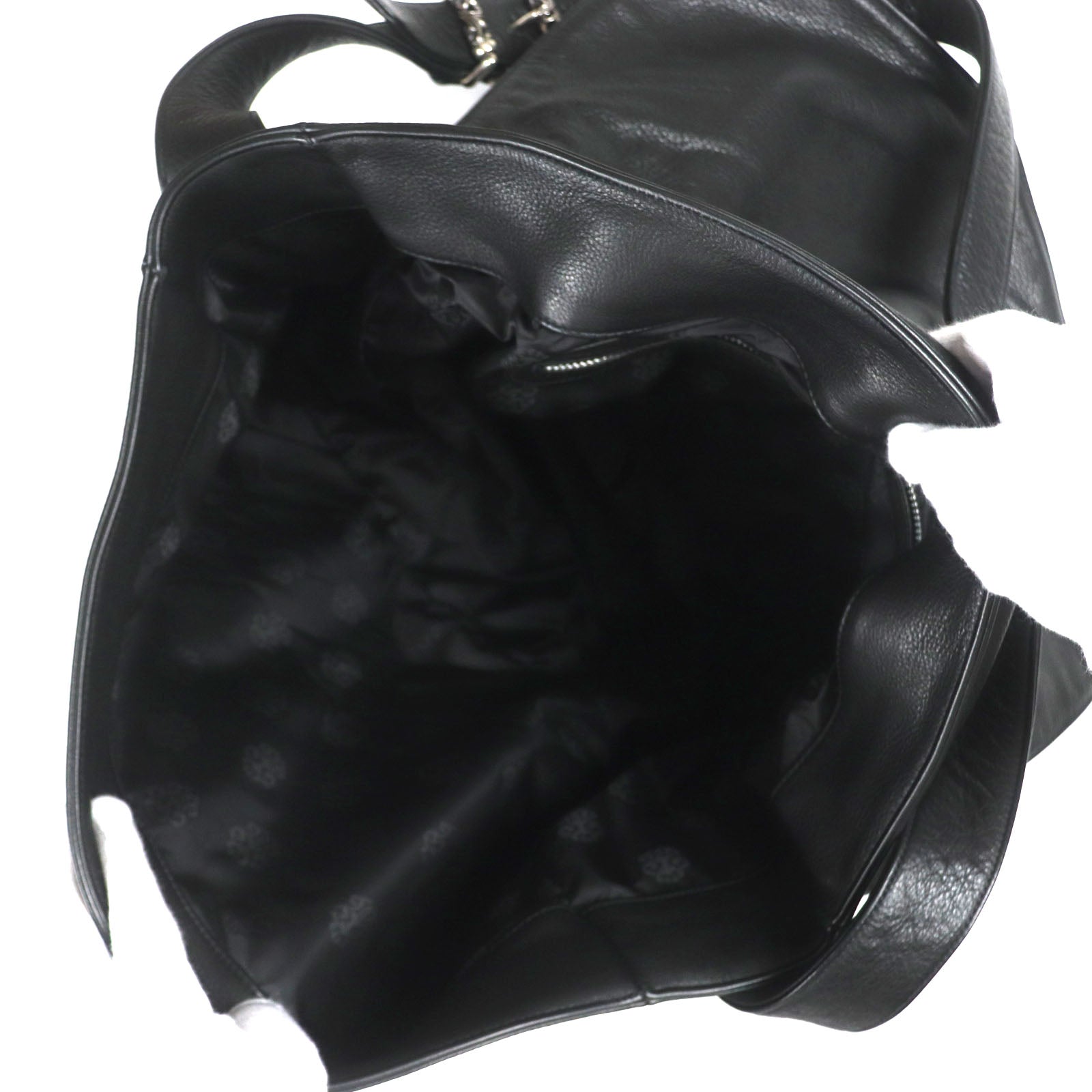 クロムハーツ G BENSIMONE レザー ショルダーバッグ