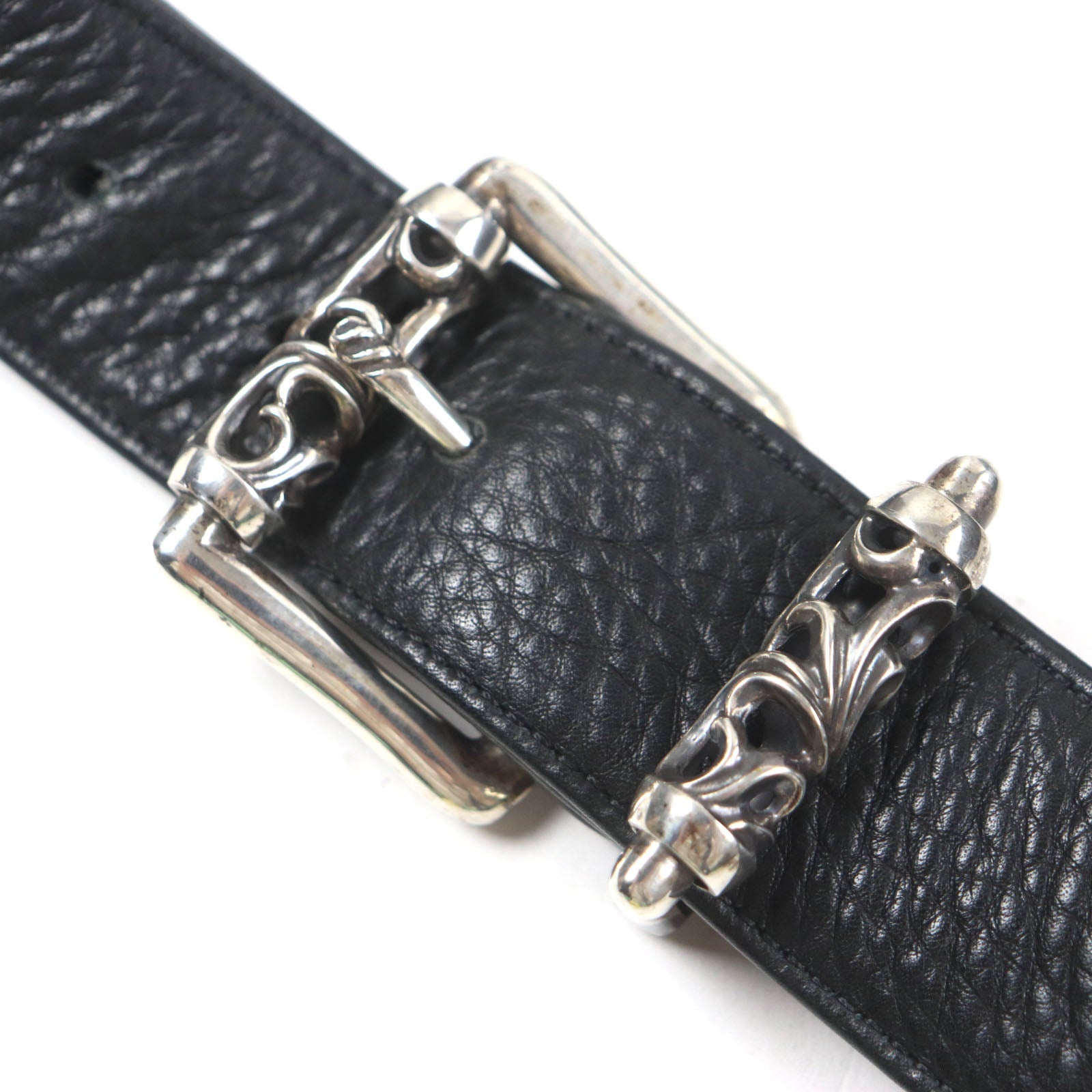 クロムハーツ G BENSIMONE レザー ショルダーバッグ