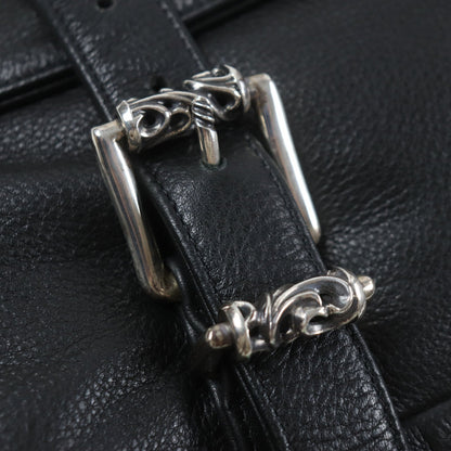 クロムハーツ G BENSIMONE レザー ショルダーバッグ