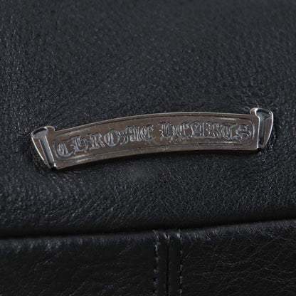 クロムハーツ G BENSIMONE レザー ショルダーバッグ