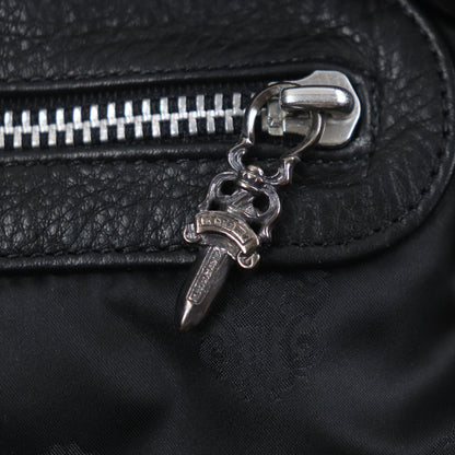 クロムハーツ G BENSIMONE レザー ショルダーバッグ