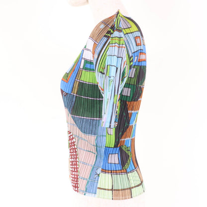 PLEATS PLEASE ポリエステルTシャツ