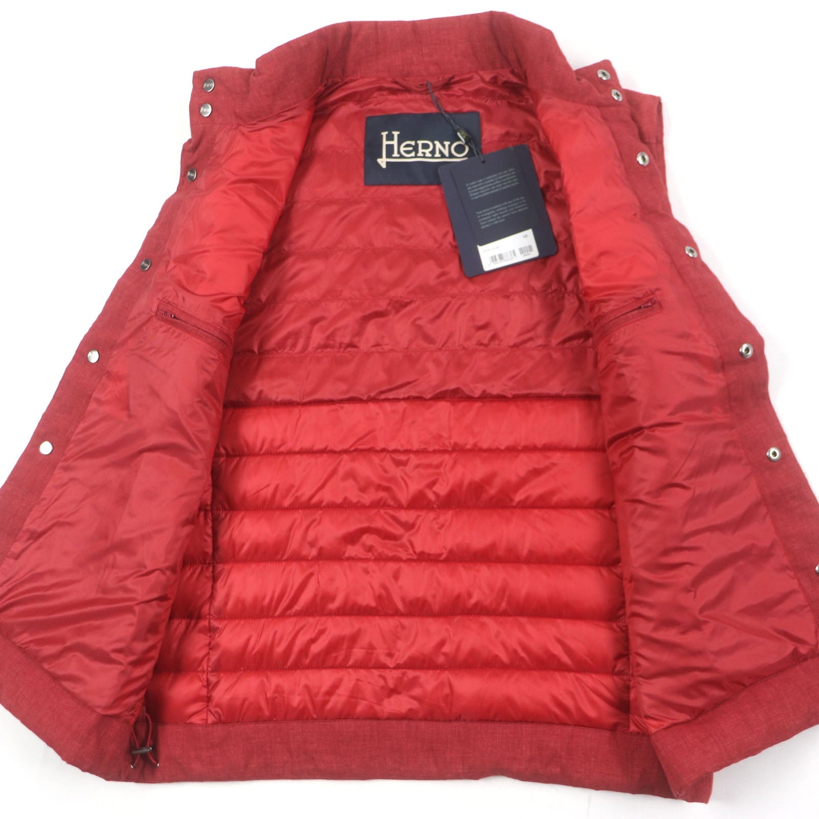 Herno ダウン ベスト リネン ダウン ベスト