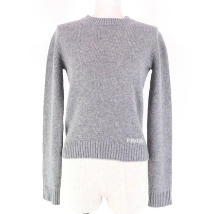 プラダ ロゴ デザイン バージン ウール ニットウェア