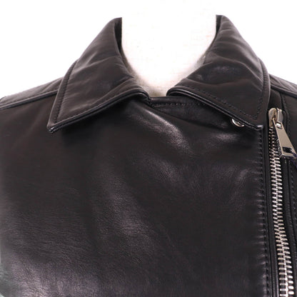 Moncler RODEIA ジップアップ レザー ダウンベスト