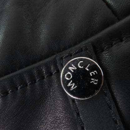 Moncler RODEIA ジップアップ レザー ダウンベスト