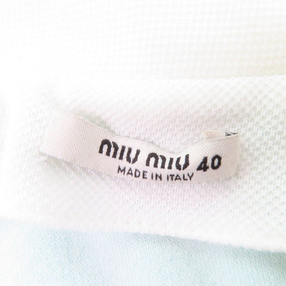 Miu Miu ロゴ 刺繍 パイル ワンピース