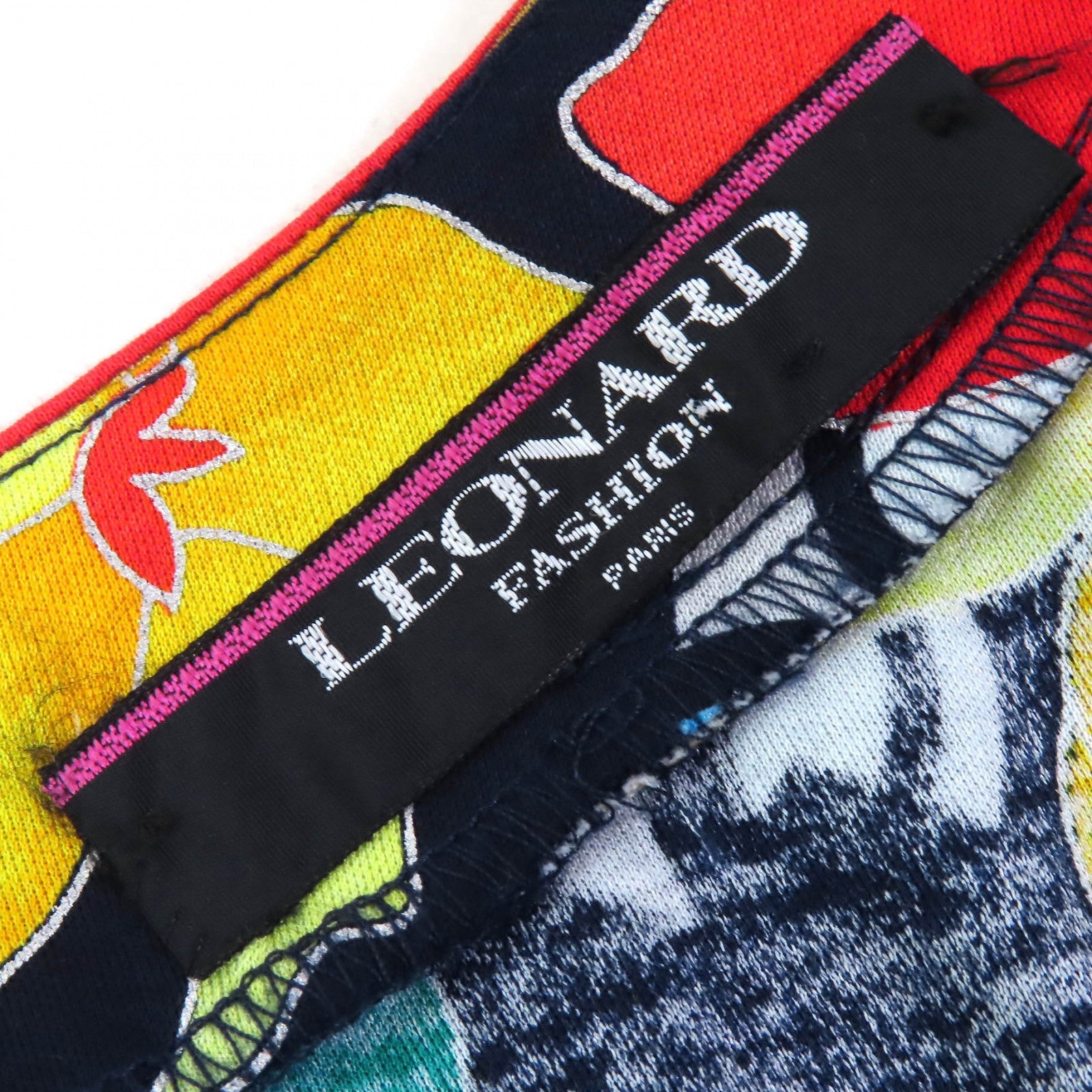 LEONARD FASHION フローラル プリント コットン Tシャツ