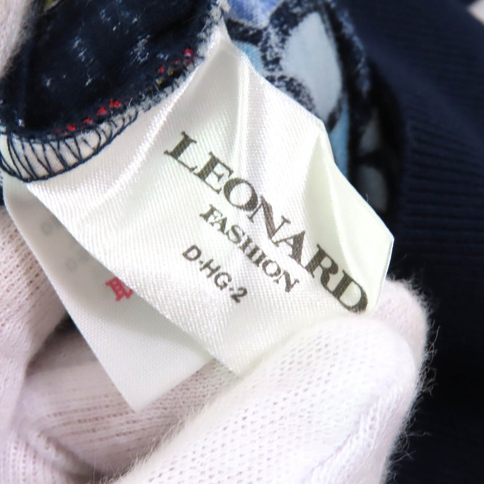 LEONARD FASHION フローラル プリント コットン Tシャツ