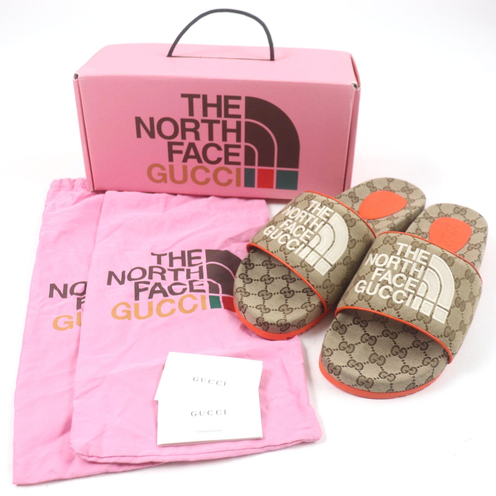 グッチ×The North Face GG キャンバス サンダル