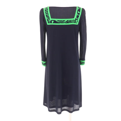 LEONARD FASHION リボン タッセル ワンピース