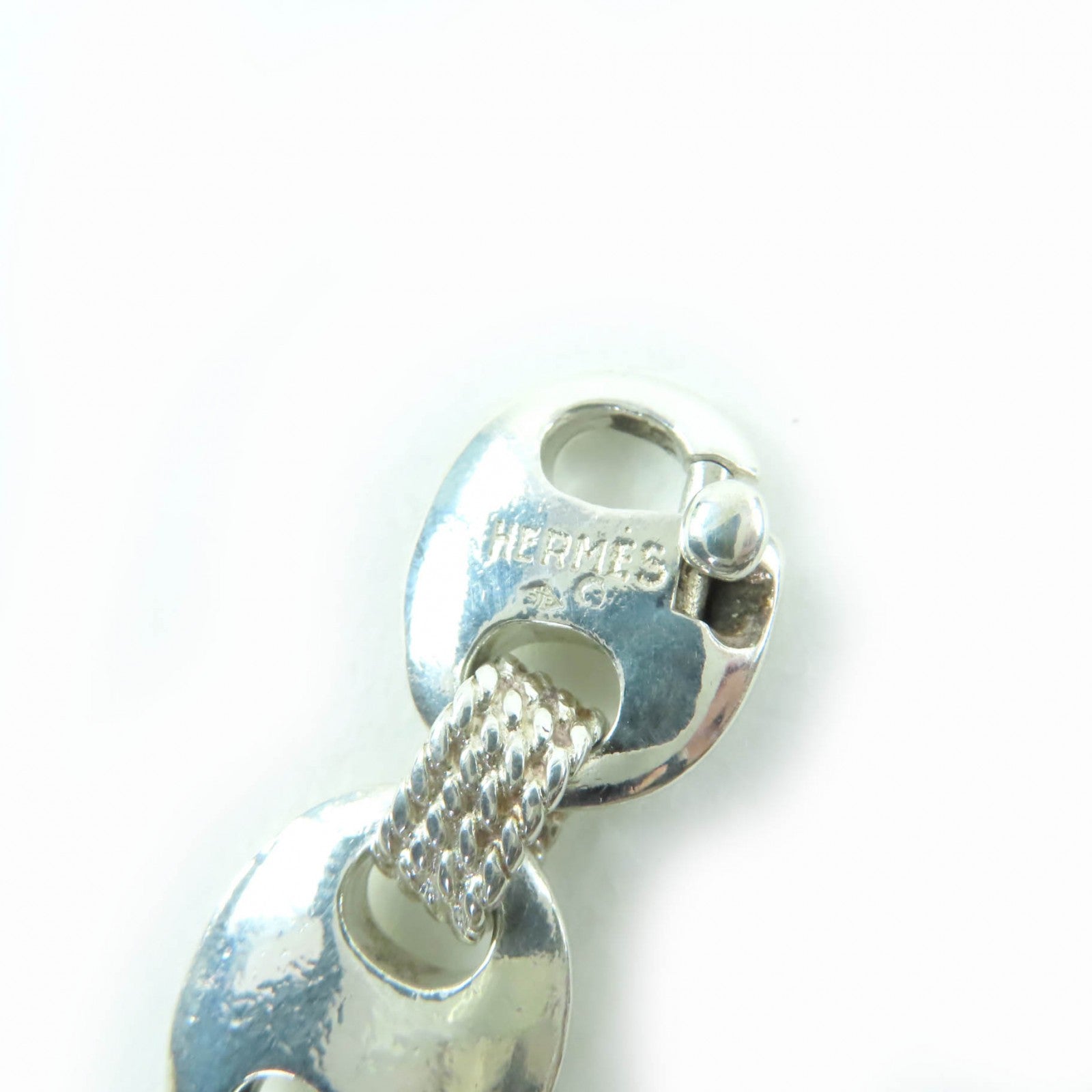 エルメス Shrouis Bangle シルバー ブレスレット