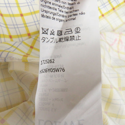 ロエベ アナグラム スタンプ シルク シャツ