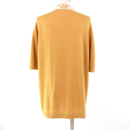 エルメス Twill Laine Silk Switch Knit シルク ポロシャツ