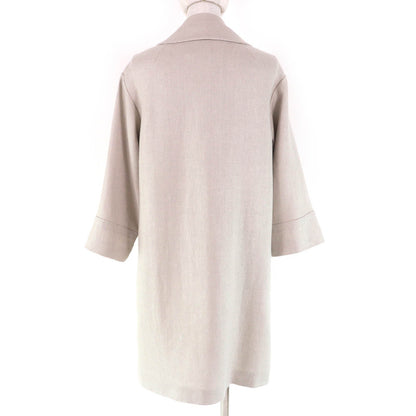 S MaxMara デザイン フォー イージー リビング リネン コート