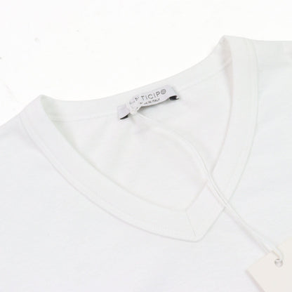 ANTICIPO INZOLIA ロゴ タグ コットン Tシャツ