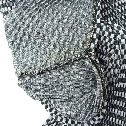 PLEATS PLEASE ブロック チェック柄 半袖 Tシャツ