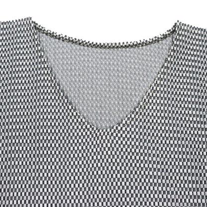 PLEATS PLEASE ブロック チェック柄 半袖 Tシャツ