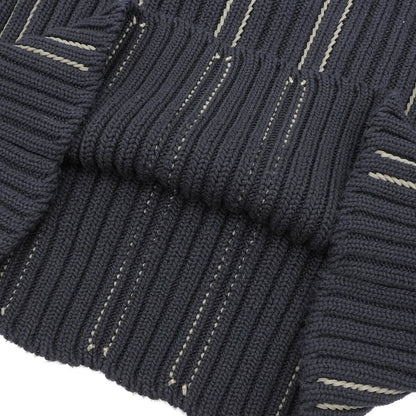エルメス 編み込み レザー コットン ニット