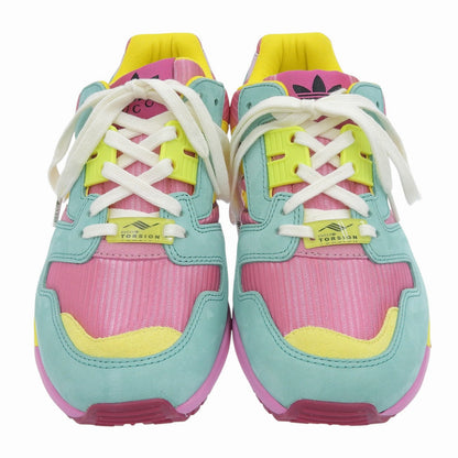 グッチ×アディダス TORSION ZX8000 スエード レザー スニーカー